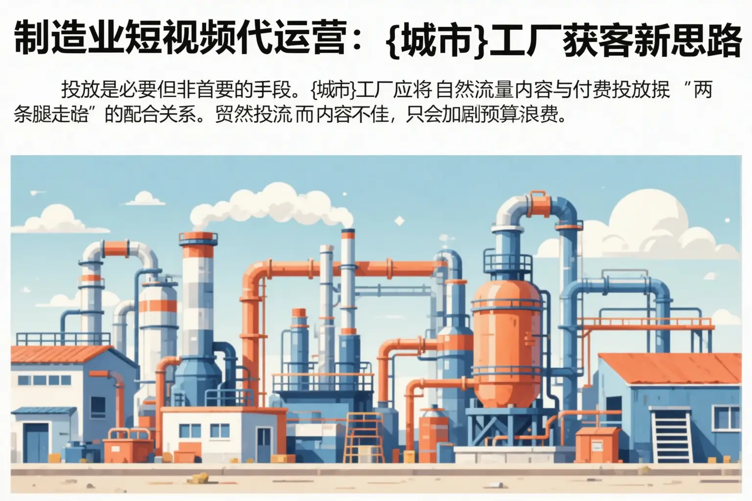 制造业短视频代运营:东区工厂获客新思路